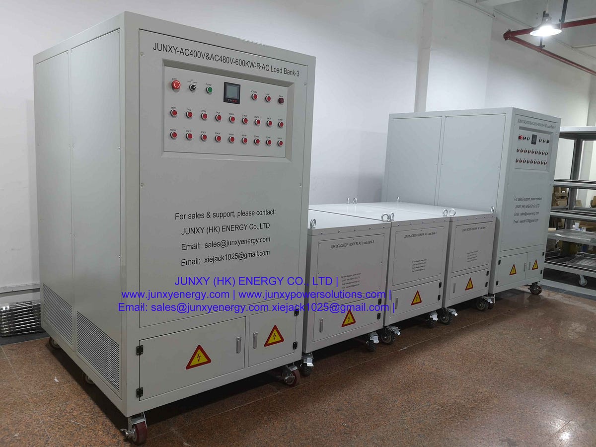 Difference Between Resistive & Reactive Load Banks by Junxy Energy