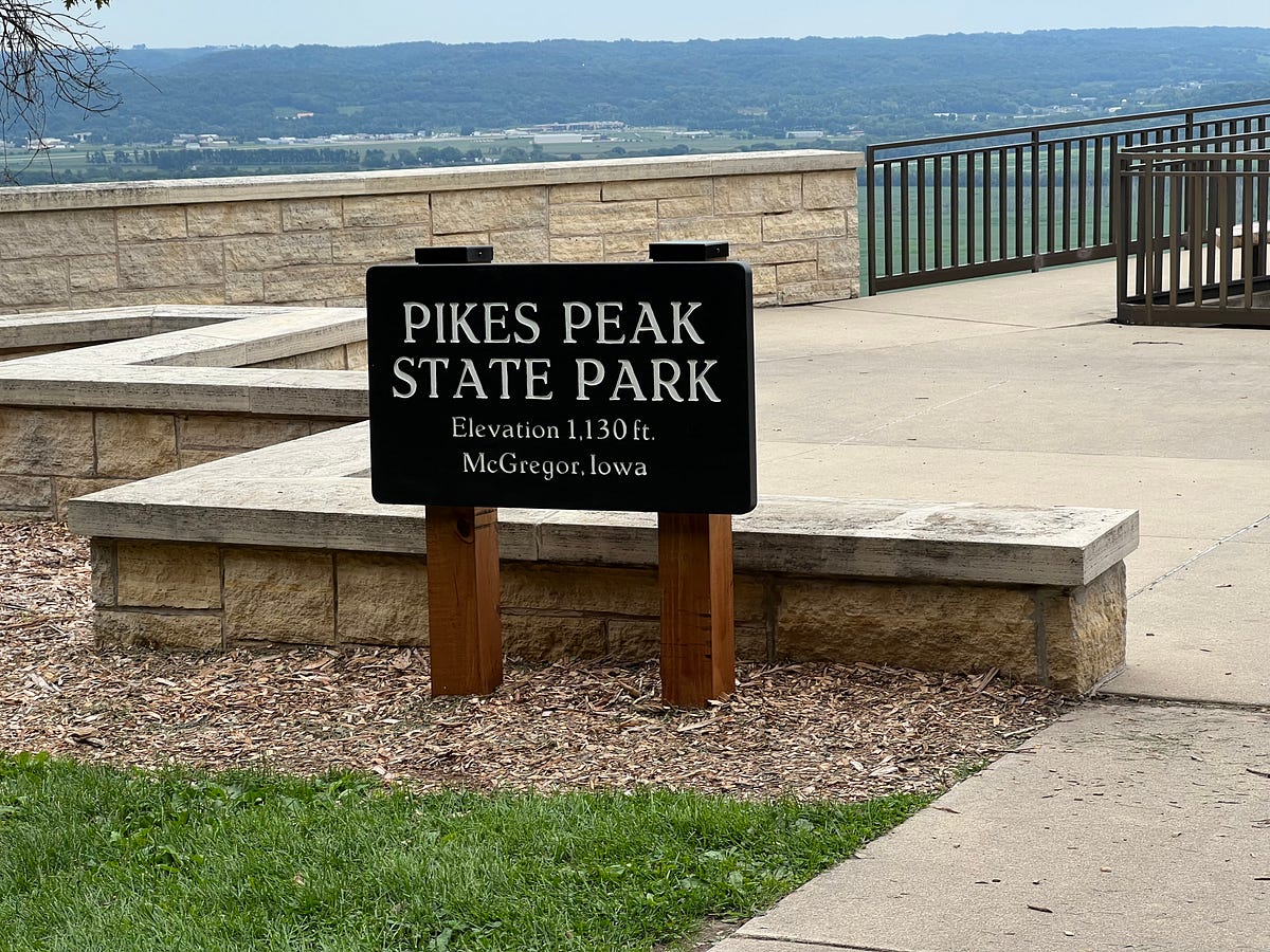 Pikes Peak State Park. Majestic Views in McGregor, Iowa by Julia A