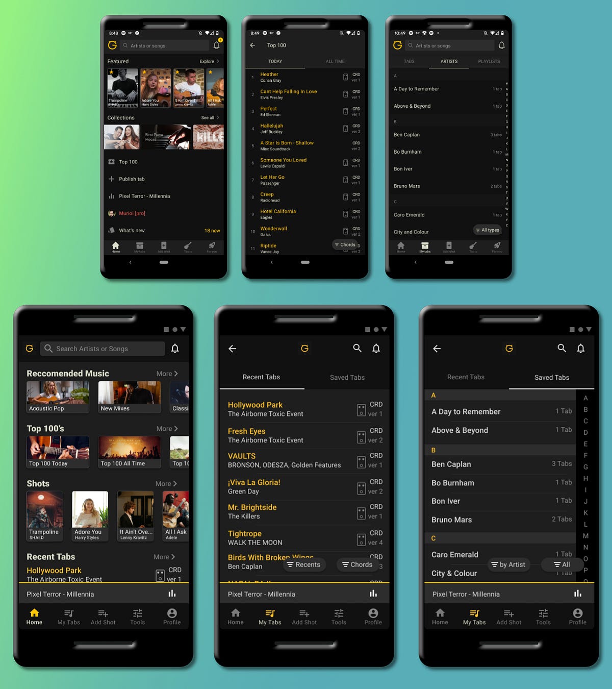 Redesigning the Ultimate Guitar App by Adam Bassett UX Collective