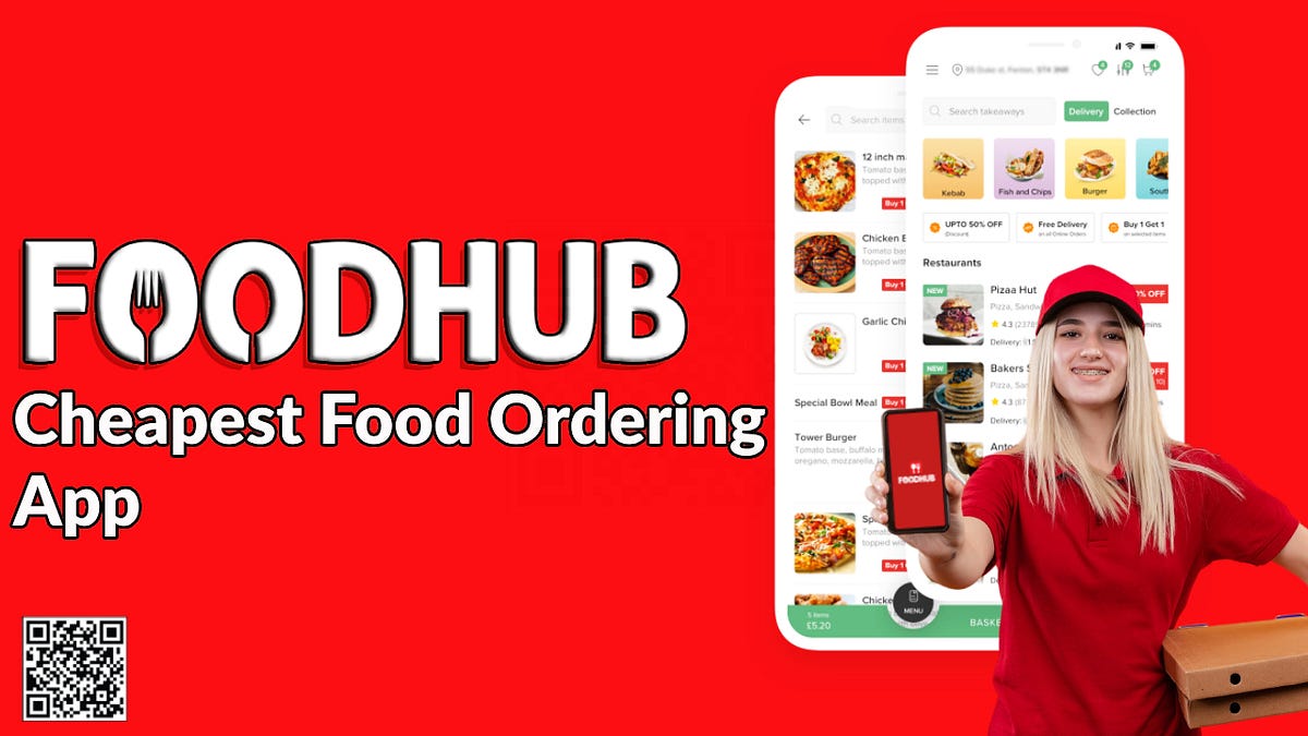 Cheapest Food Delivery App (Cheapest Food Ordering App) Foodhub by