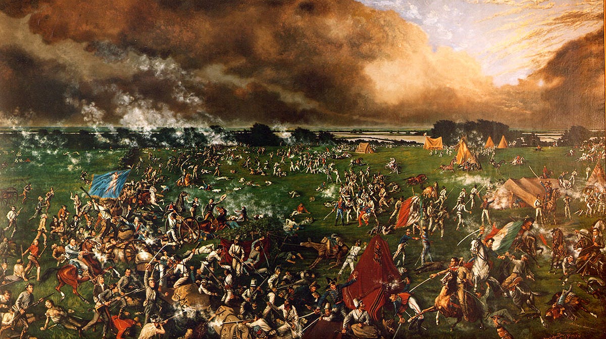 The Battle of San Jacinto. The Texas General Land Office will be… by Texas General Land Office
