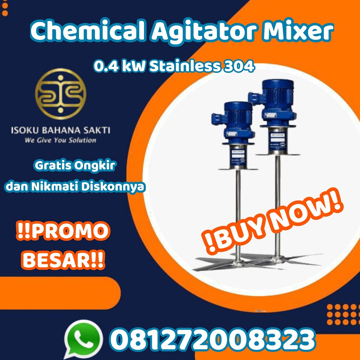 Agitator Mixer Difference PT. Isoku Bahana Sakti Ica Isoku Medium