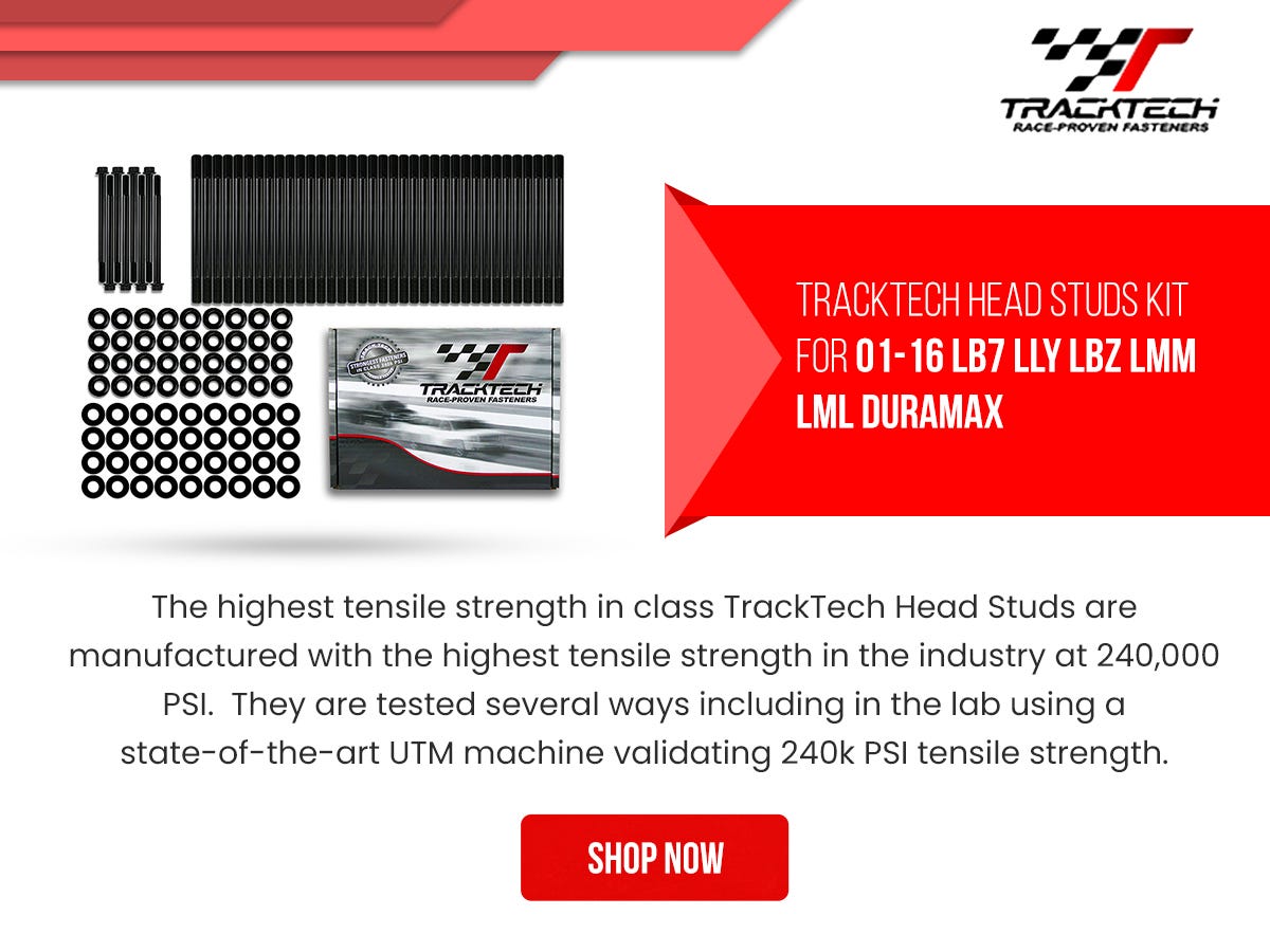 LLY Duramax Head Studs Boosting Beyond Boundaries by Tracktech