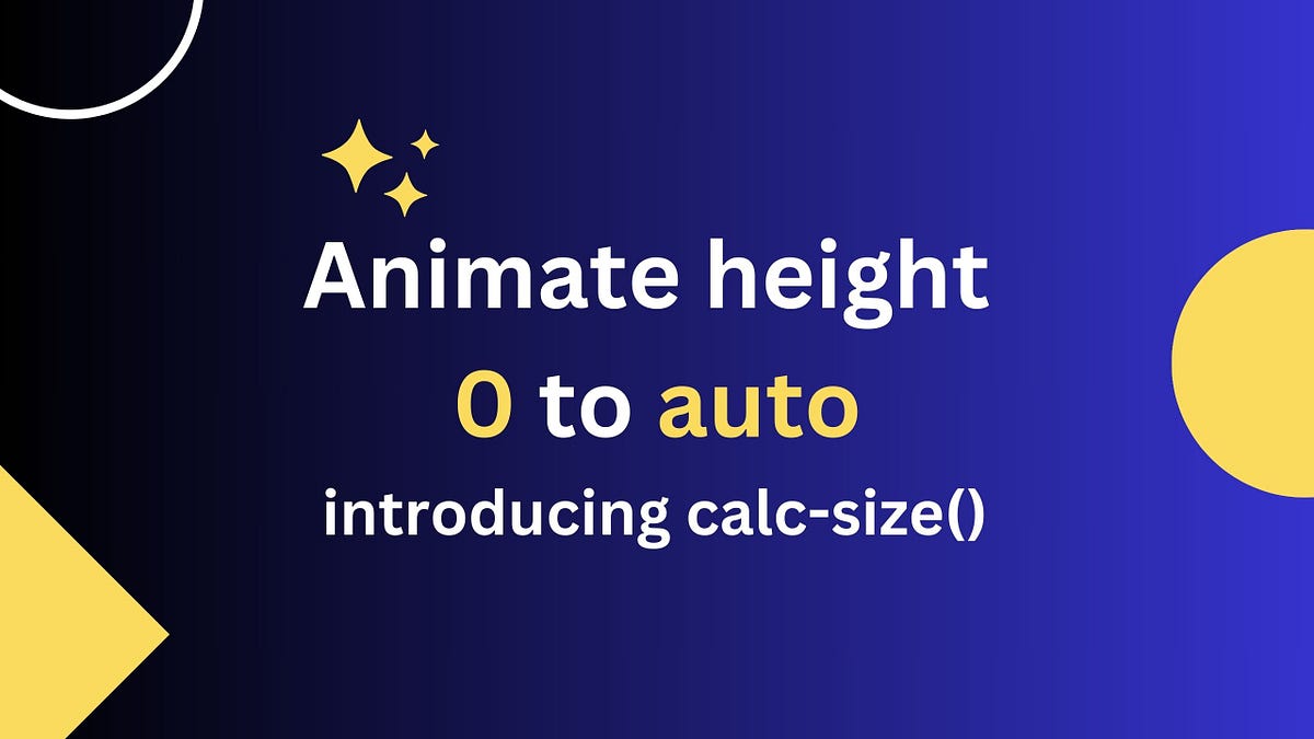 Revolutionary CSS Animation Animate height auto Without JavaScript