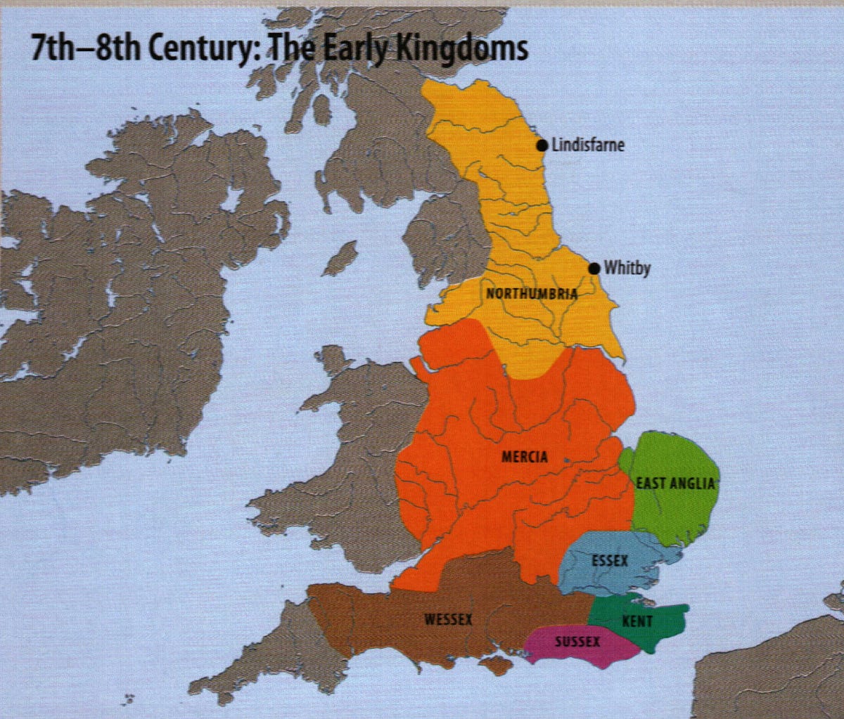 The Seven Kingdoms of Old England by John Welford Medium