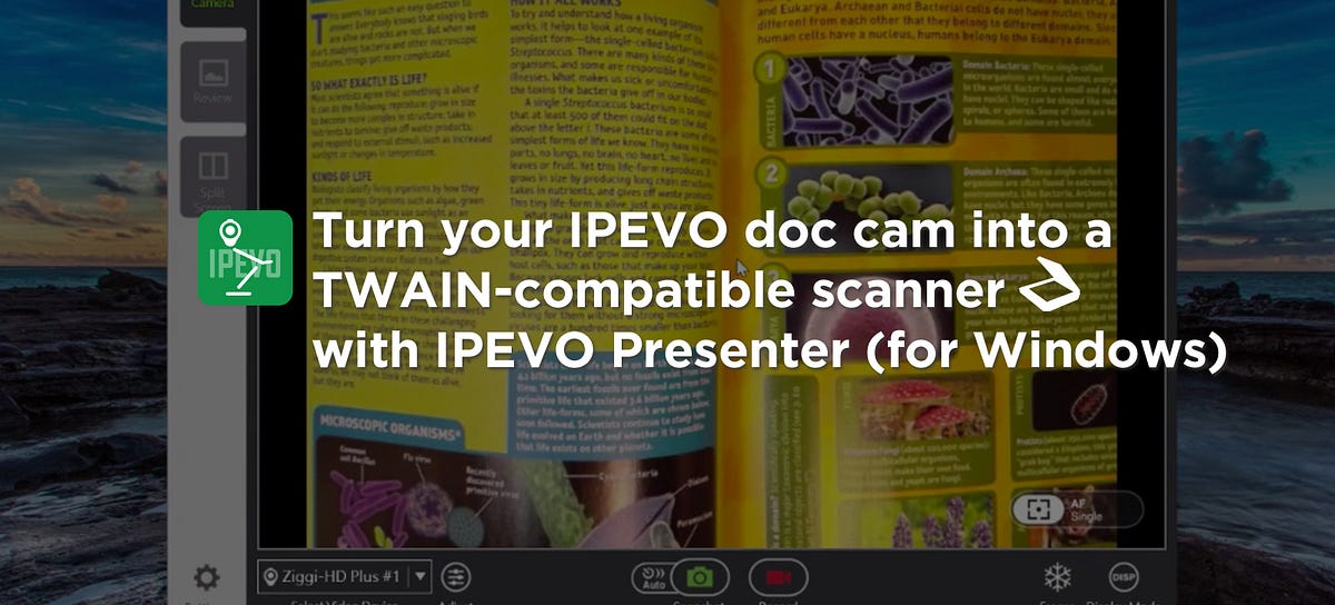 Turn your IPEVO doc cam into a scanner with IPEVO