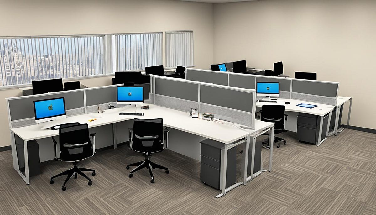 How Far Apart Do Office Desks Need to Be? by Rick The Wood Guy Medium
