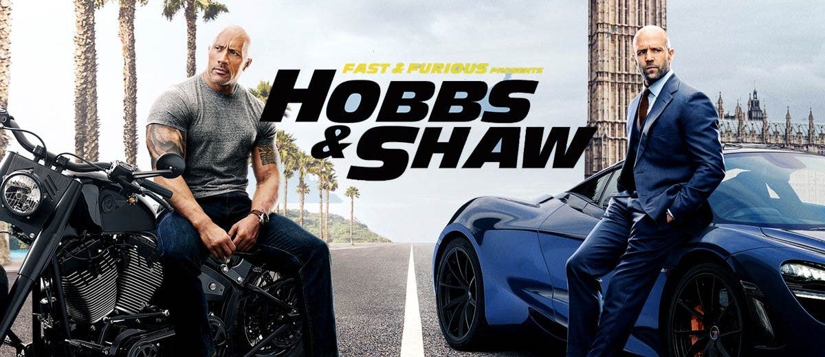 Hobbs & Shaw. B + by Nell Minow Medium