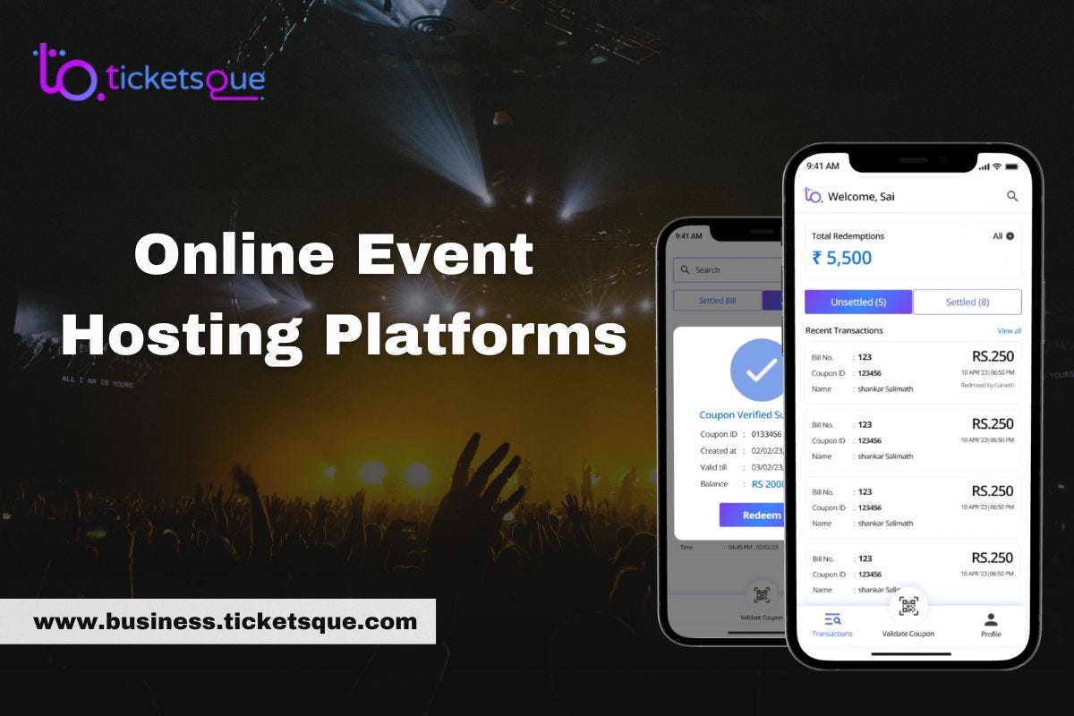 Online Event Hosting Platforms Virtual Confluence by TicketsQue Medium