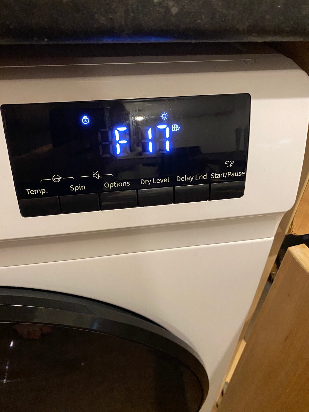 Hisense Washing machine/Dryer F17 Error by James Grainger Medium