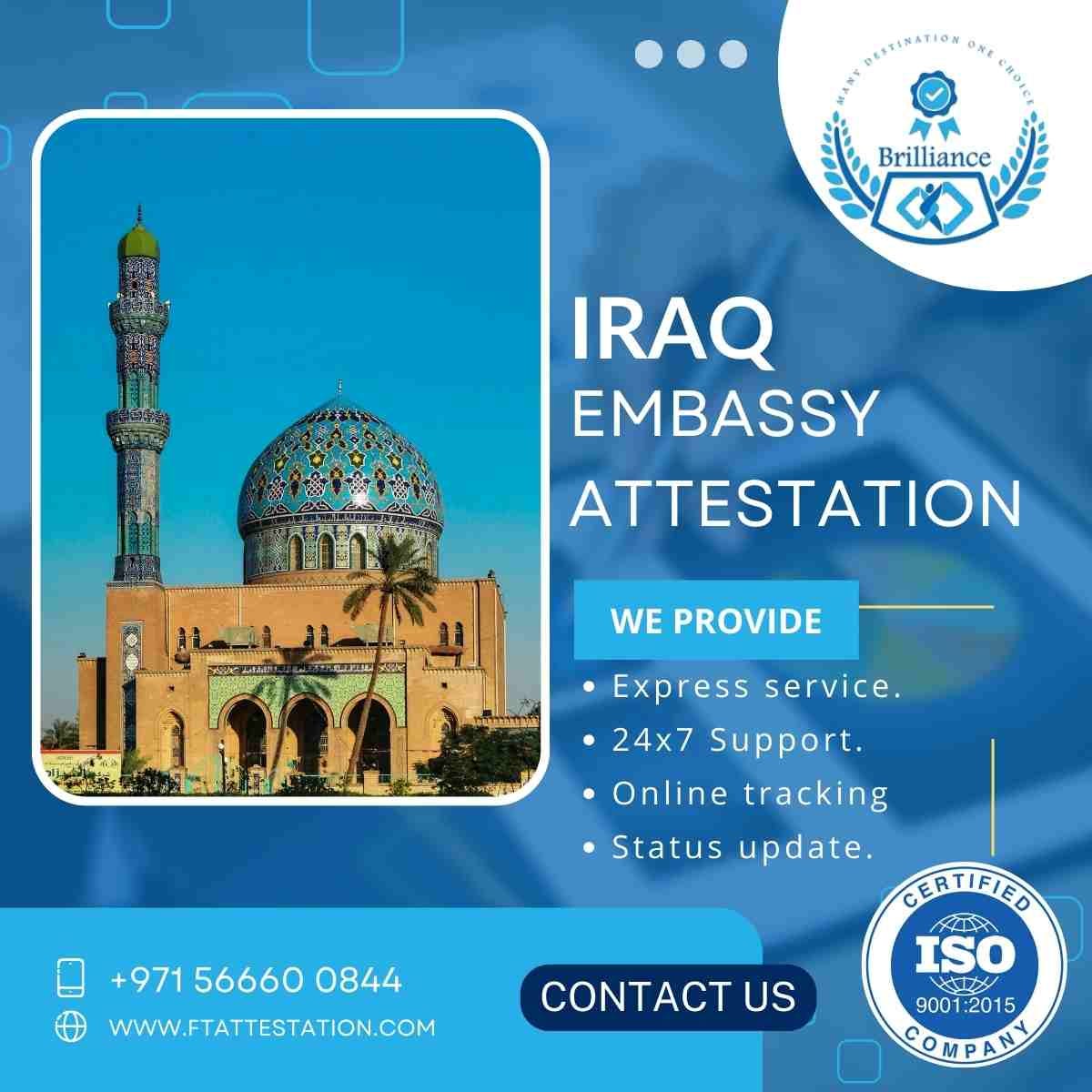 Significance of Iraq Embassy Attestation for Document Legalization by