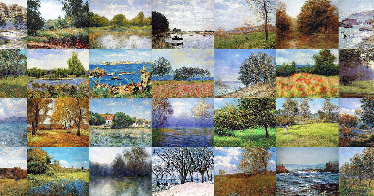 GANscapes Create Impressionist Paintings with AI Towards Data Science
