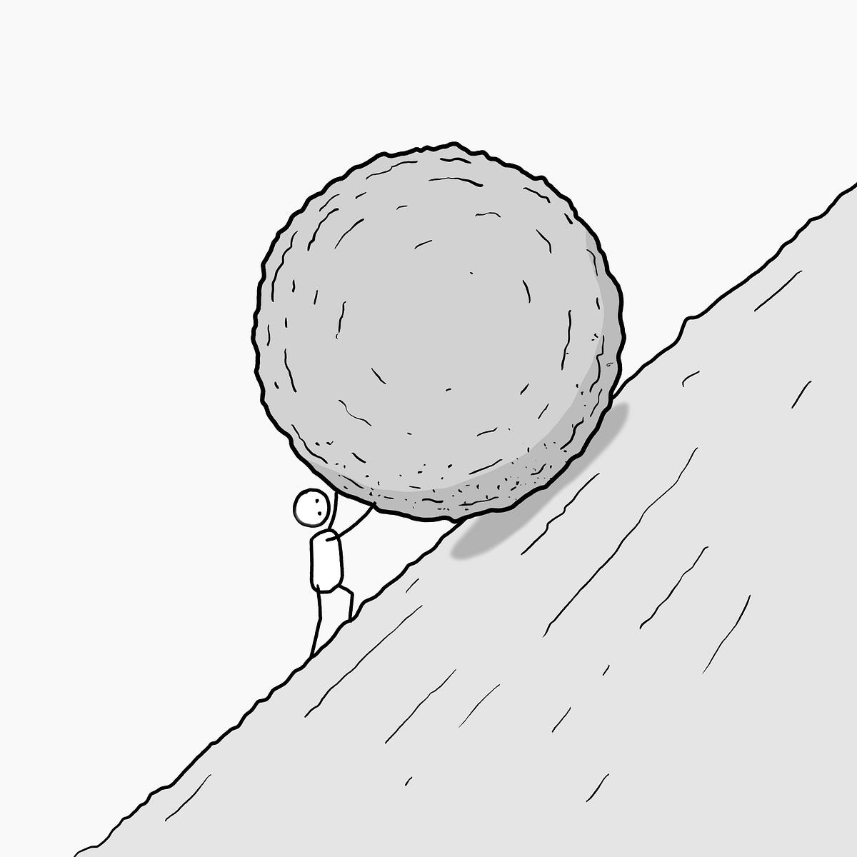 The Sisyphean Task of Drawing Sisyphus by Chaz Hutton Human Parts