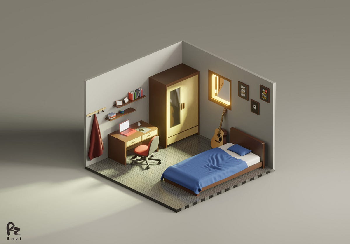 What are 3D Isometric Rooms and How are They Beneficial ? by 3D Designsss Medium