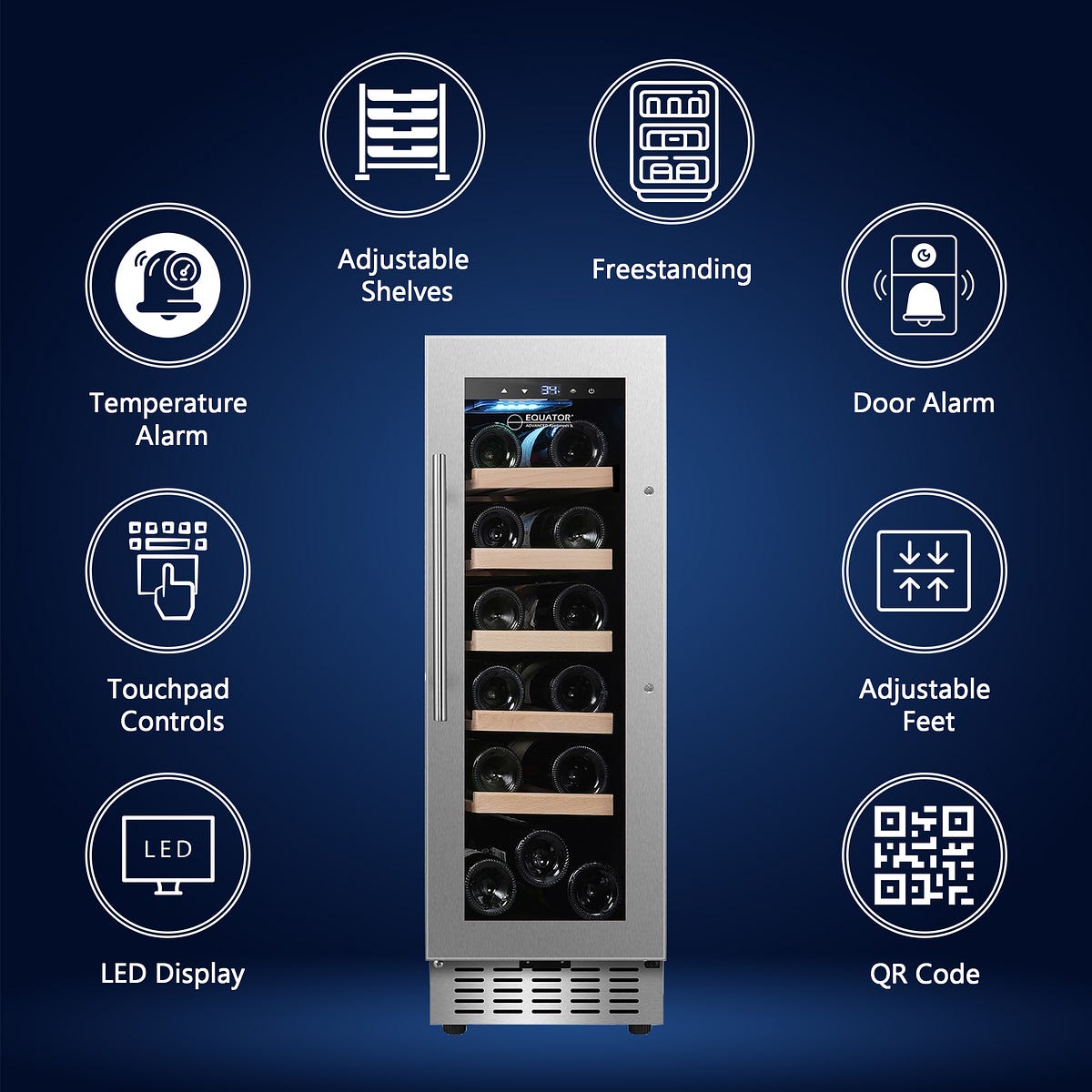 Transform Your Wine Storage with the Equator WR 18 18Bottle Wine