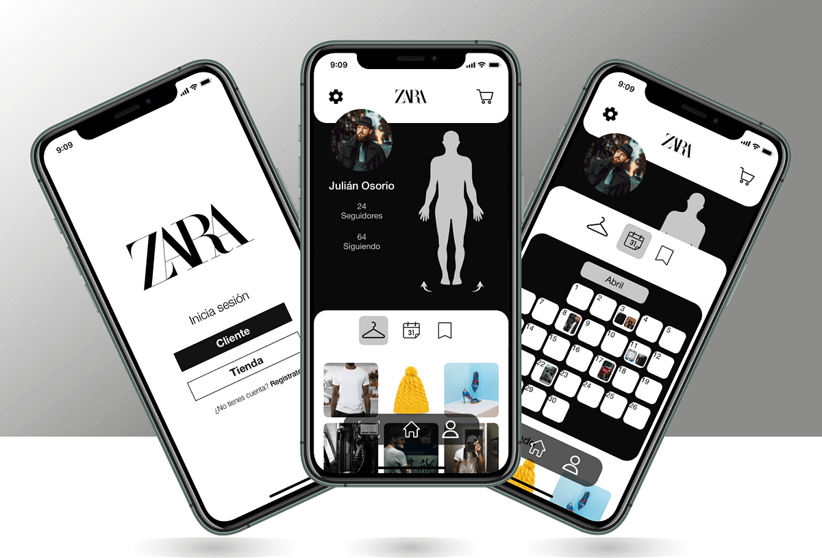 Redesigning Zara’s app — UX Design Thinking challenge by Irma Romero
