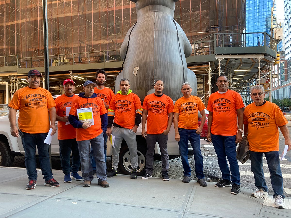 Carpenters’ Union Protests Over Wages at a BillionDollar Development