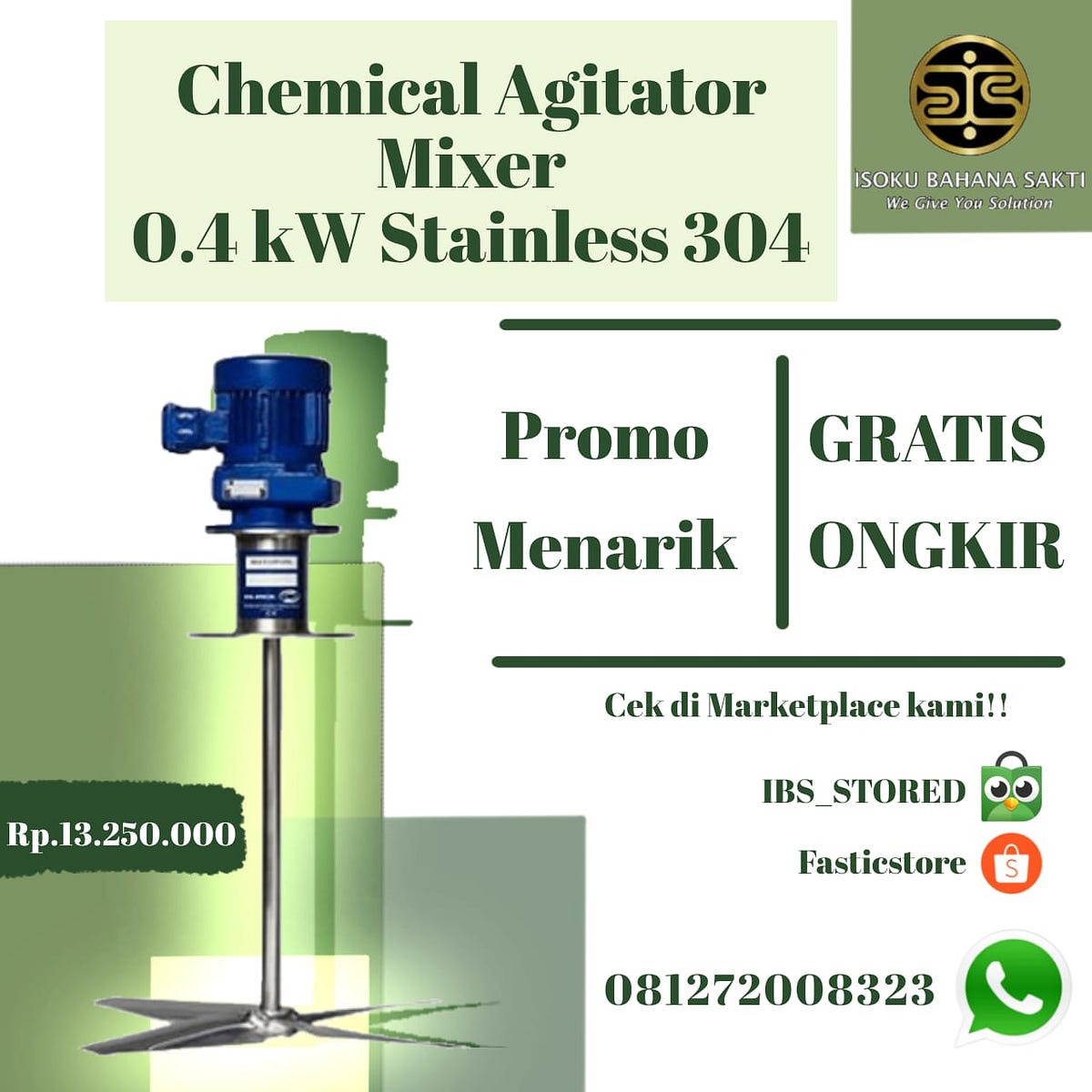 Agitator Mixer PDF PT Isoku Bahana Sakti Ica Isoku Medium