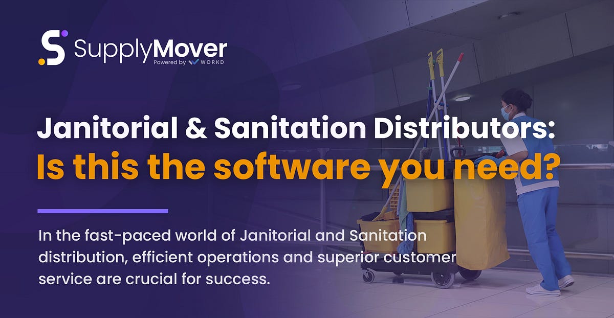 Janitorial & Sanitation Distributors Is This The Software You Need