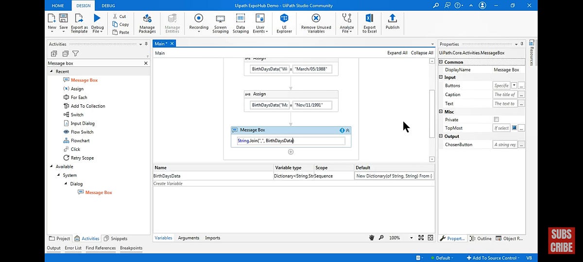 Dictionary is key value pair. Proper way to define a dictionary and