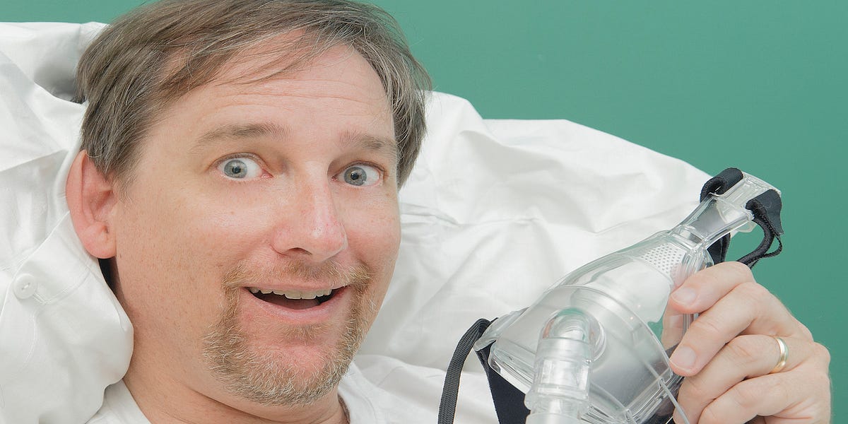 My CPAP Mask Drives My Wife Crazy With Wanton Sexual Desire. by Matt