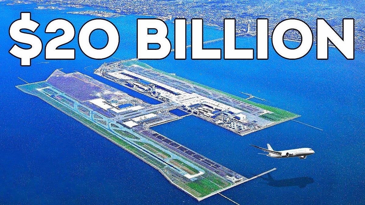 Japan's 20 Billion Dollar Floating Airport Is Sinking by Angelajamal