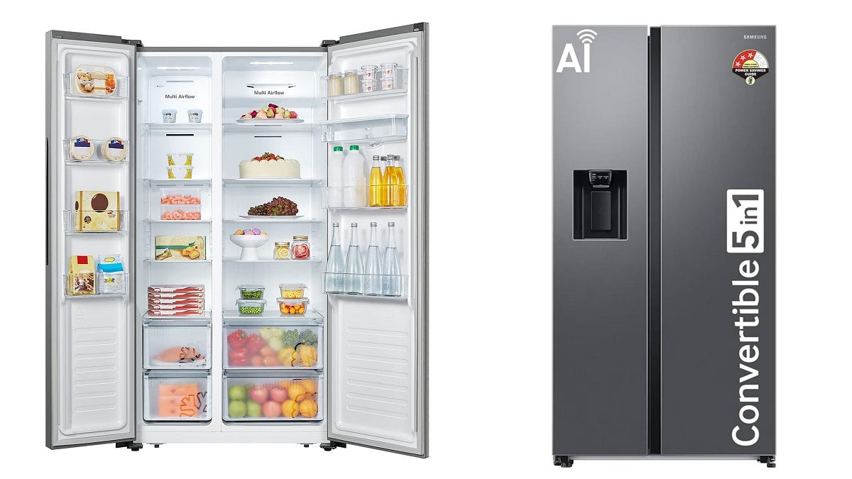 Samsung side by side 3 star fridge Flipkart Big Sale, Offer And