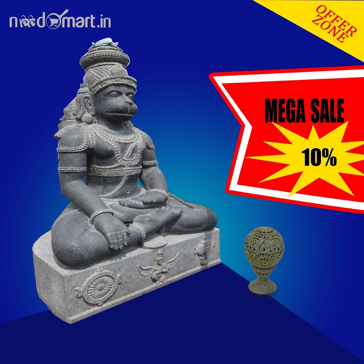 Devotional sculpture stone sculpture online India stone statue
