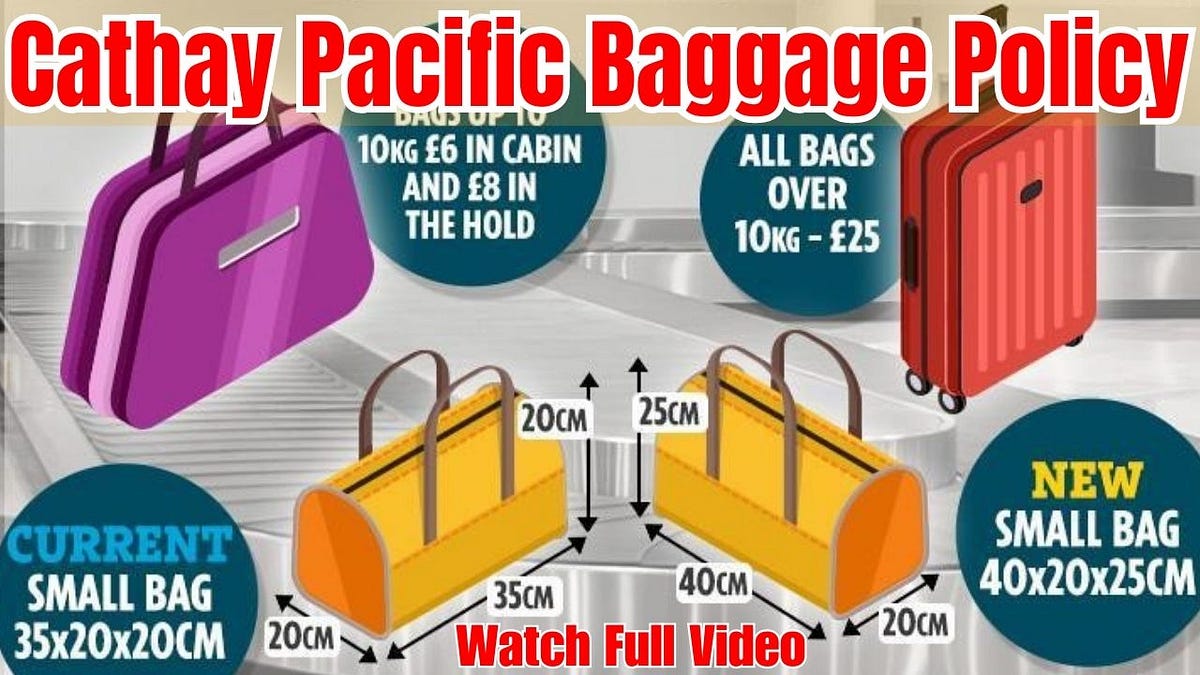 How many baggage can I take on Cathay Pacific Airline? Cathay