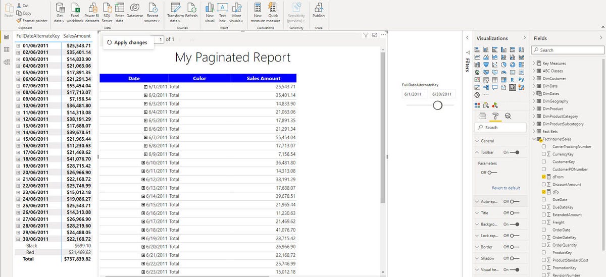 Paginated Report visual in Power BI — everything you need to know! by