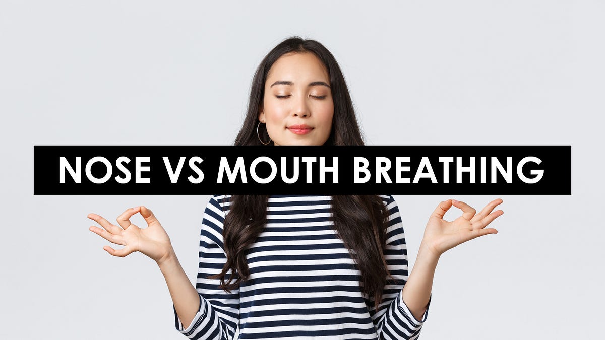 The Vital Connection Mouth Breathing vs. Nose Breathing by yogletics