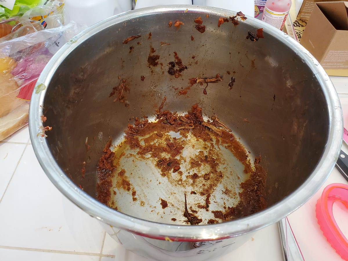 How to Clean Instant Pot After “Burn” Message and Remove StuckOn Food