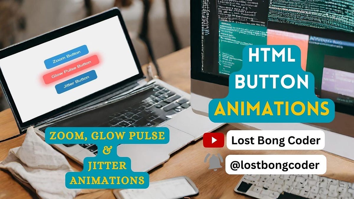 HTML AND CSS MASTERY CREATE ZOOM, GLOW PULSE, AND JITTER BUTTON