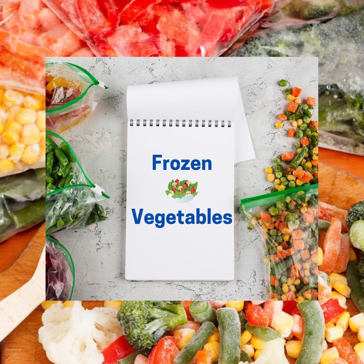 Frozen vegetables — products that can be stored and used over a long