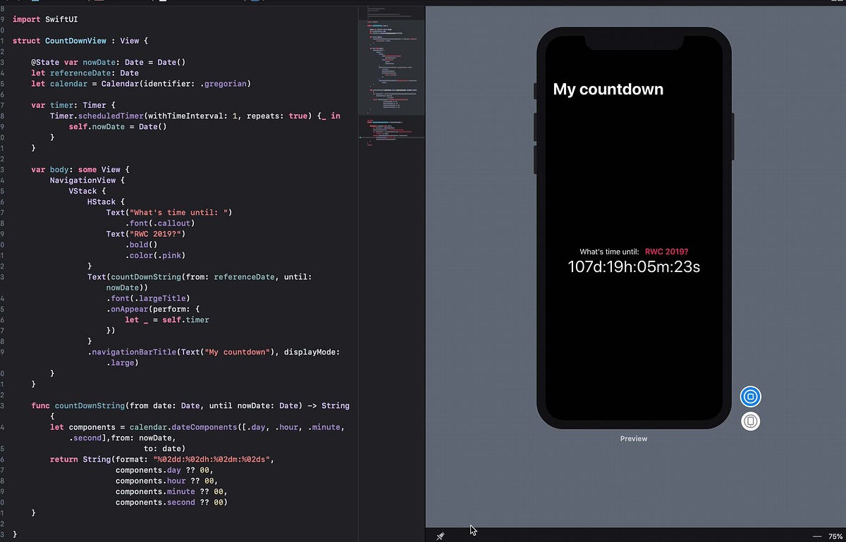 How To Make a Simple Countdown Timer with SwiftUI by Antoine Barrault