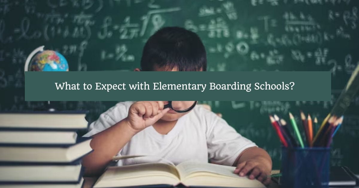 What to Expect with Elementary Boarding Schools? by GD Goenka