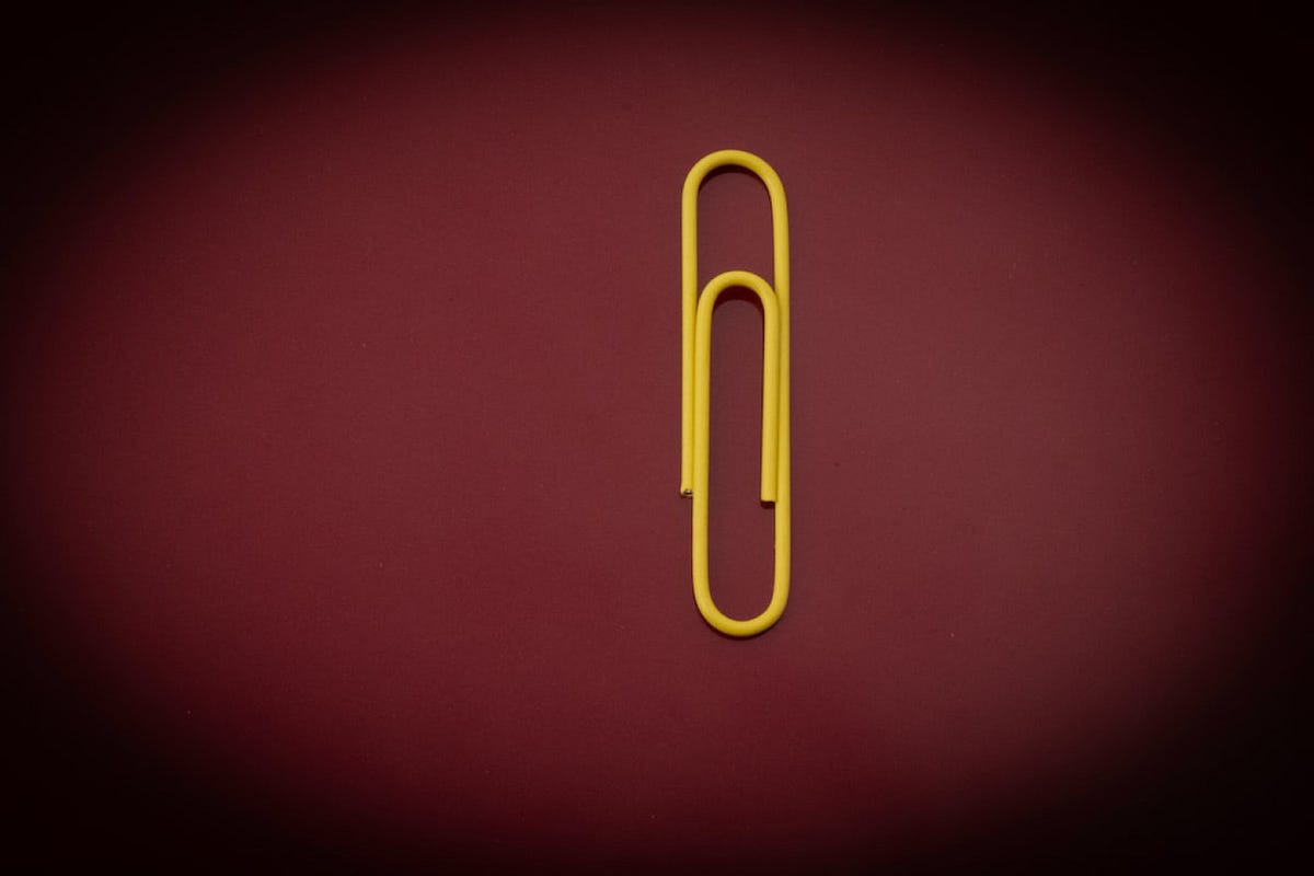Paper clip to a house?. Once upon a time in the bustling city… by