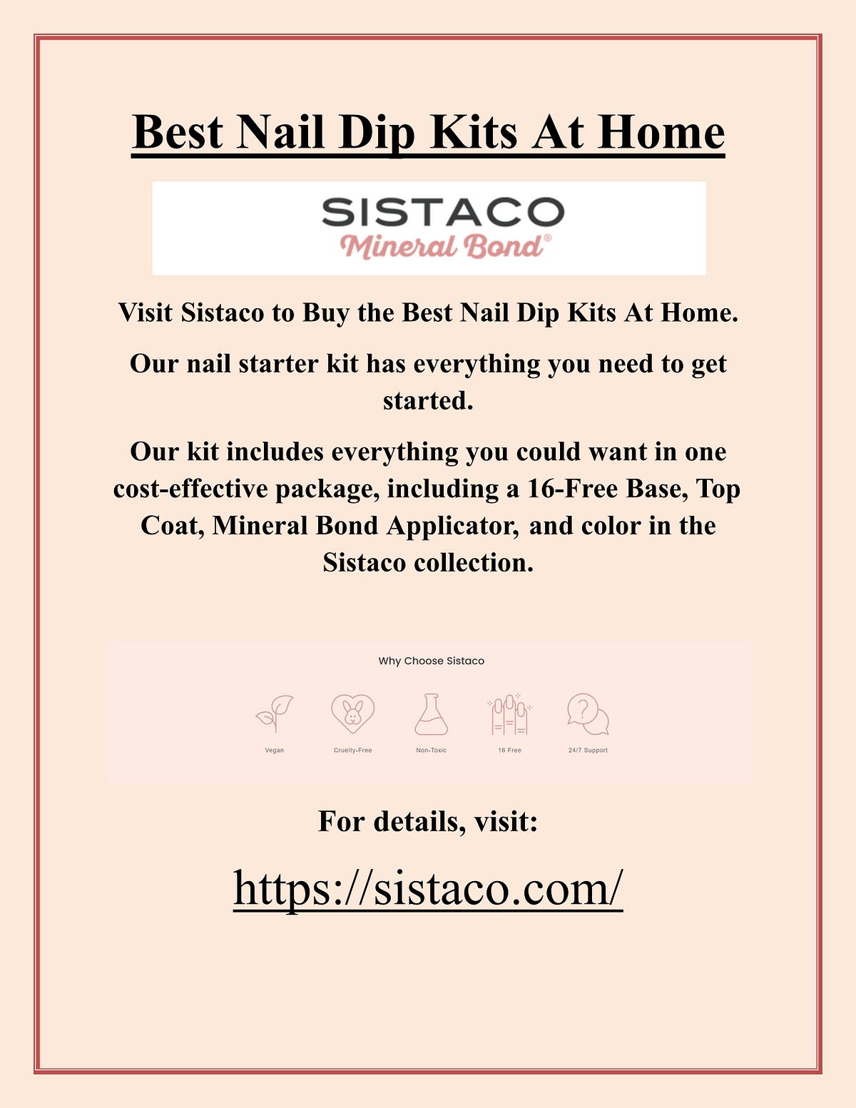 Best Nail Dip Kits At Home sistaco Nail kits Medium