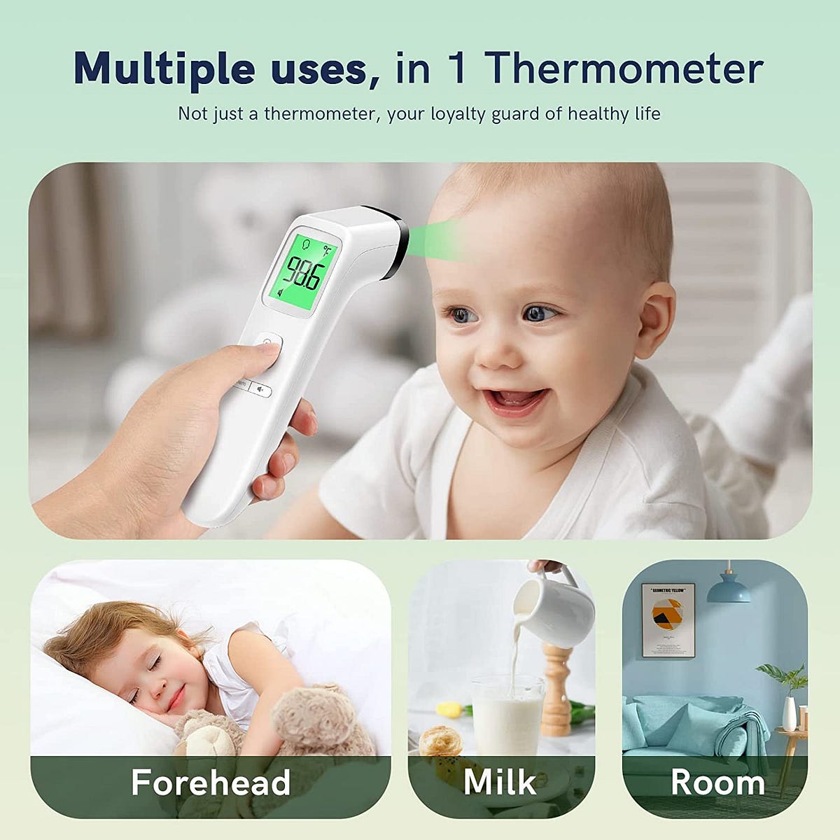 Viproud Thermometer for Adults and Kids, Harun Medium