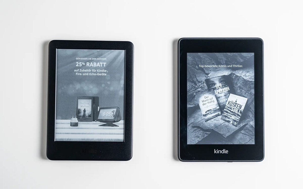 Kindle (2022) vs. Kindle Paperwhite by Will Waldeck Medium