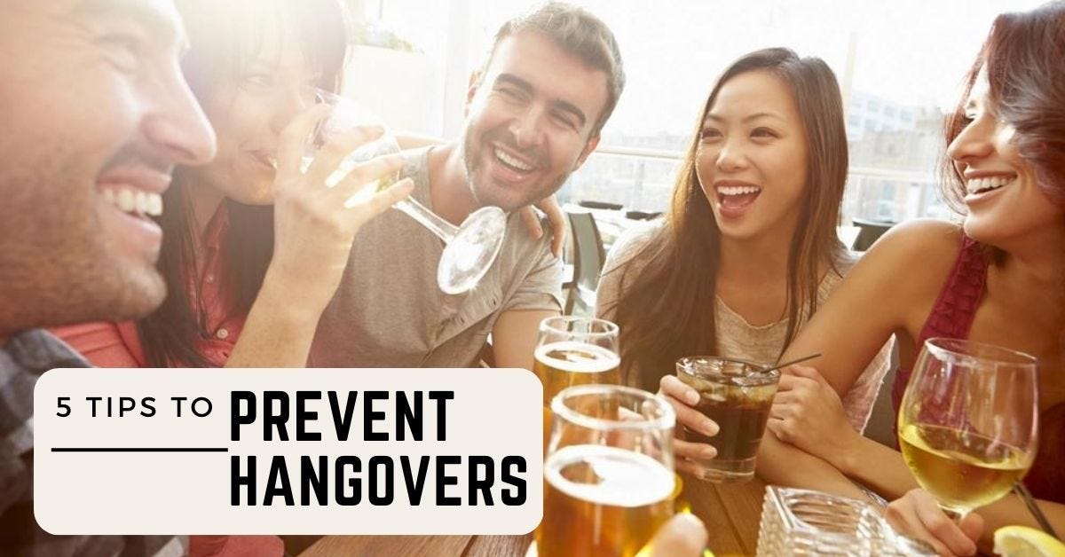 Five Tips to Prevent Hangovers on Holidays by Rob Medium
