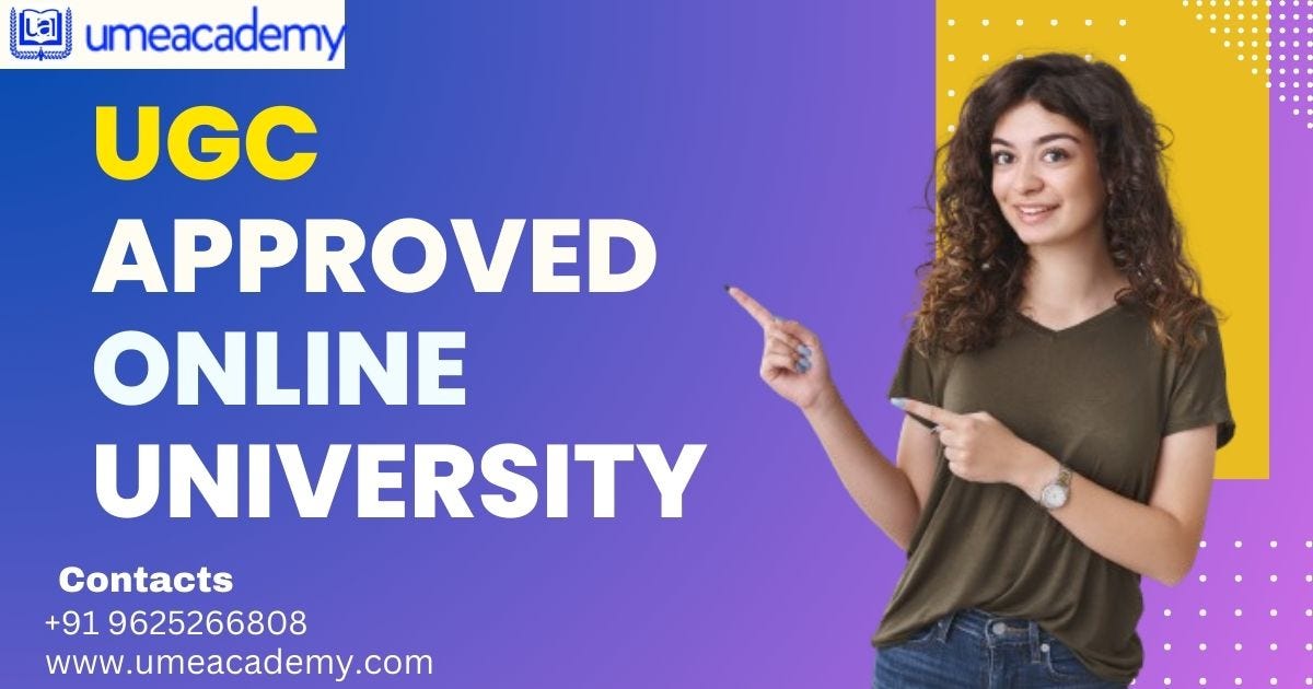 UGC Approved Online University Vinay Medium