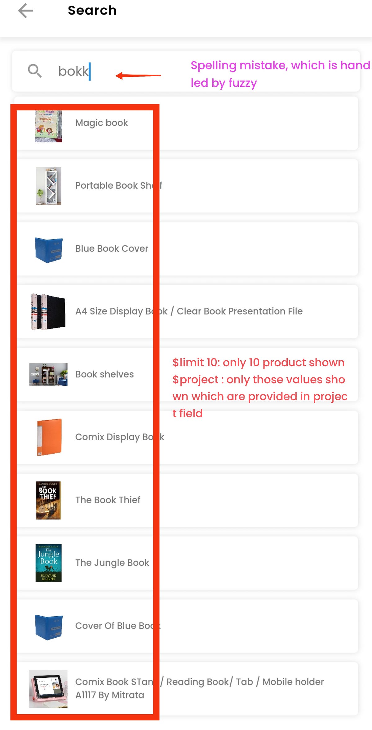 MONGODB Search Using Standard Analyzer Algorithm — feature
