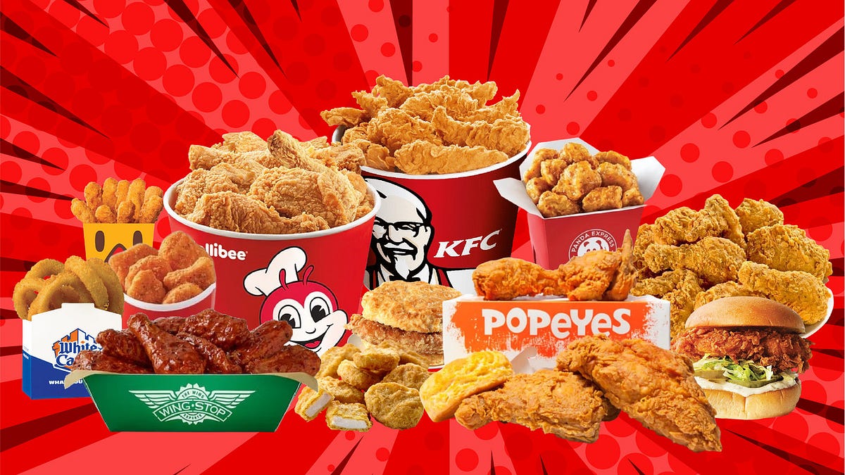 What are the main types of fried chicken offered at KFC? by Brenda