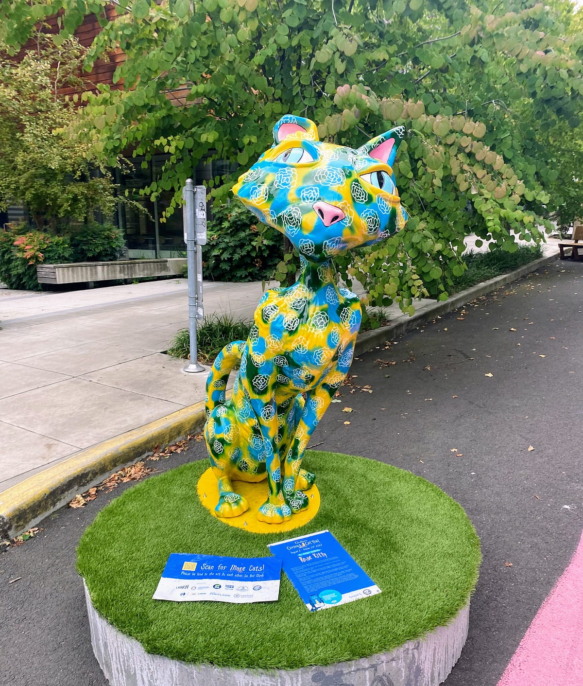 Portland’s Trail of Coraline Cats by Kayla Vokolek SNAPSHOTS Oct