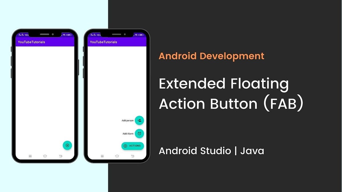 How to add Extended Floating Action Button in Android Android Studio