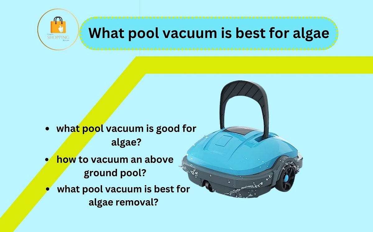 What pool vacuum is best for algae Sunnahagro Medium