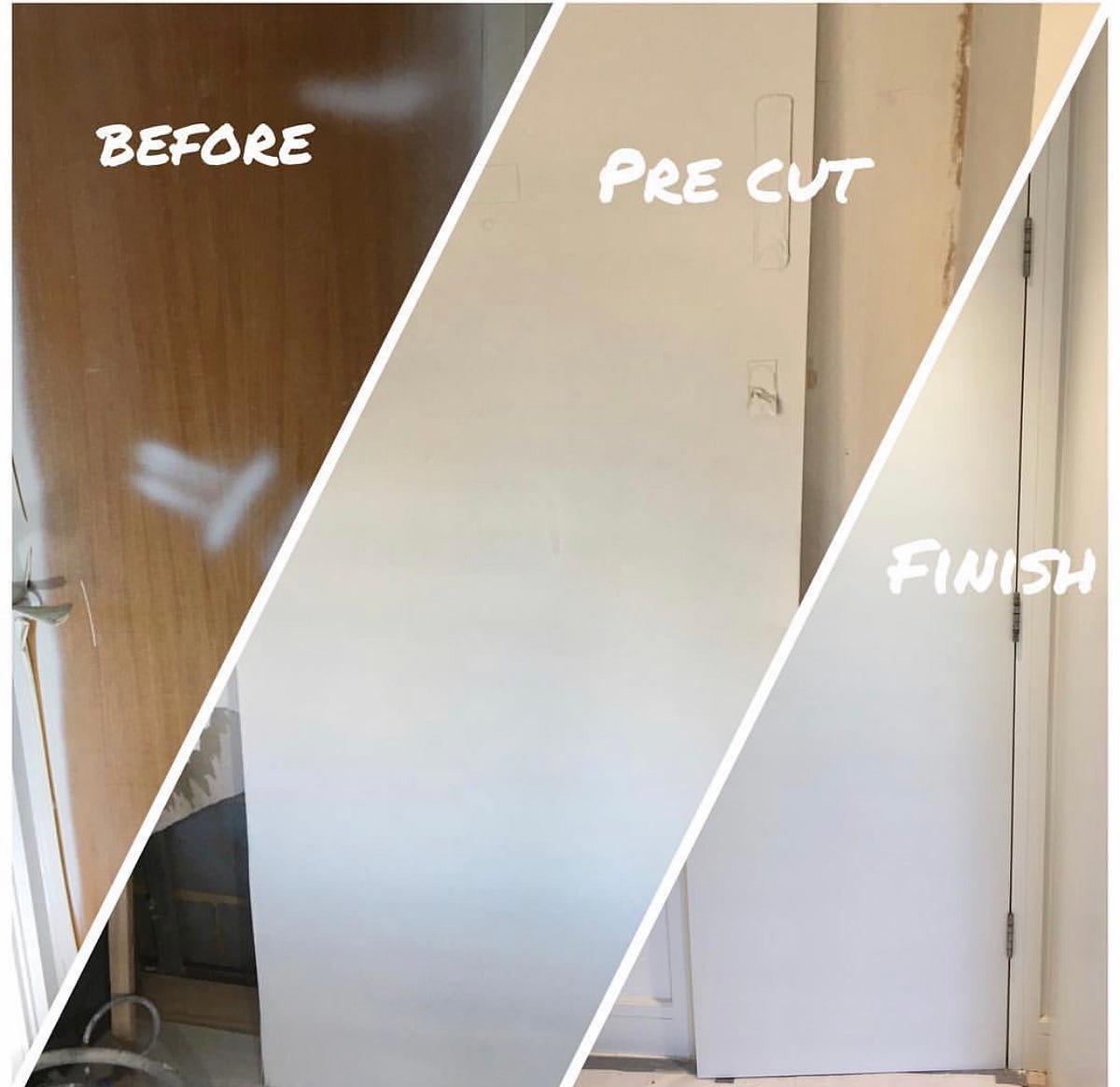 How was before and with pre cut (primer ) & Top coat finish by Alexander King Medium