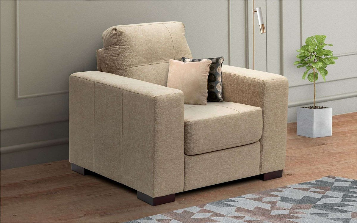Buy Kristina Sofa Single Seater online at best price 15000 by Damro