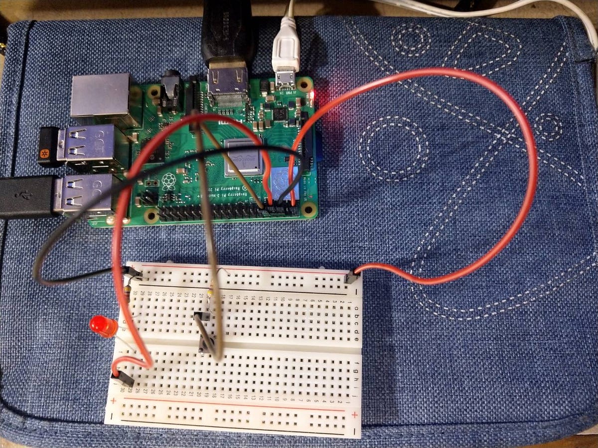 Blink LED example in Raspberry Pi. Cents Wu ( Ming Wu ) Medium